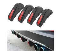 XMBTVAUMN Difusor Trasero Parachoques, para Peugeot 308 SW III Wagon Active Pack/308SW GT 2021-2025 Spoiler Labio Aleta Tiburón Protector Anticolisión Aerodinámico Kit Carrocería,B