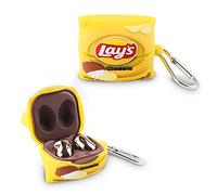 XMBYGY Funda de Silicona para Auriculares con Llavero diseñada para Samsung Galaxy Buds2 Pro (2022), Galaxy Buds 2 (2021), Galaxy Buds Pro (2021), Galaxy Buds Live (2020) (PotatoChips)