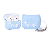 XMBYGY - Funda para AirPods Pro de 2ª/1ª generación (2023/2022/2019) con llavero, funda de silicona bonita de dibujos animados, fundas protectoras a prueba de golpes con kits para mujeres y hombres
