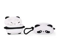 XMBYGY - Funda para auriculares AirPods Pro de 2ª/1ª generación (2023/2022/2019), funda protectora de silicona con dibujos animados a prueba de golpes con llavero para AirPods Pro/Pro 2 (PPpanda)