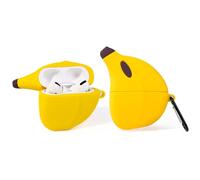 XMBYGY - Funda para auriculares AirPods Pro de 2ª/1ª generación (2023/2022/2019), funda protectora de silicona con dibujos animados a prueba de golpes con llavero para AirPods Pro/Pro 2