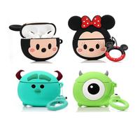 XMBYGY - Fundas para AirPods Pro 2ª/1ª generación (2022/2019) con mosquetón, funda protectora de silicone