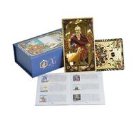 Xmccvt Baraja De Tarot | 80 Cartas De Tarot Bonitas,Juego de Mesa con Instrucciones para Viajes Diarios Hombres Mujeres Niños Niñas - para Uso Diario Y Viajes para Todos