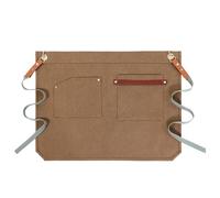 Xmccvt Delantal De Trabajo Para Mujer,Suministros De Limpieza Para Bartender | Delantal De Cintura Con Bolsillos,Para Cocina Pub Cafetería Restaurante Casa Rural Camareros Camareras