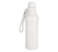 Xmccvt Termo de 500 ml para viajes con tecnología de vacío, con correa de transporte, cuello estrecho, acero inoxidable, mantiene el frío durante 12 horas y 8 horas, para bebidas con leche, bebidas
