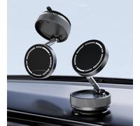 XMCMBS Soporte Móvil Coche para Jeep Commander 2006-2008, Soporte Magnético para Teléfono de Coche, Soporte Magnético Plegable para Todos los Smartphones,A Black