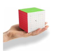 XMDCuber QY Toys 8 x 8 Speed Cube Stickerless, 8 x 8 x 8 x 8 Magic Cube Puzzle, 70 mm de ancho, Smooth Turning, Durable Frosted Superficie, Wide Layers for Better Grip