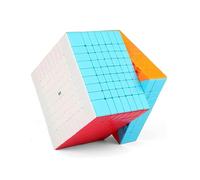 XMDCuber QY Toys 9 x 9 Speed Cube Stickerless, 9 x 9 x 9 x 9 Magic Cube Puzzle, 75 mm de ancho, Smooth Turning, Durable High-Order Cube for Advanced Cubers