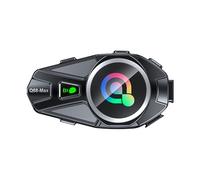 Xmenha Intercom Moto Auricular Bluetooth Auriculares 300M Motocicletas Comunicación Sistema de Intercomunicación Inalámbrico 5.3 con Radio IP6 Impermeable Intercom-Moto-Interphone-Headset-1 Pack