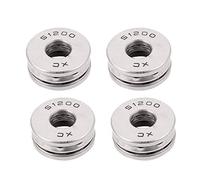 XMHF 4 piezas 51200 rodamientos axiales de bolas de acero al carbono 10 mm x 26 mm x 11 mm