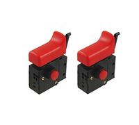 XMHF FA2-6/1BEK - Juego de 2 piezas de repuesto para taladro eléctrico con control de velocidad, botón de encendido, 250 V, 6 A, 5 E4