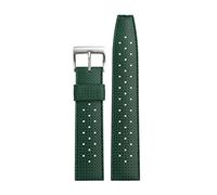 XMKT Banda de reloj de goma para Seiko enlatado Srpd73 Correa de silicona 22 mm 20 mm Pulsera impermeable y transpirable Banda para deportes al aire libre(Army greenXsilver,20mm)