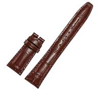XMKT Correa de reloj de cuero compatible con correas de repuesto IWC Textura de cocodrilo clásica 20 mm 21 mm 22 mm para IWC Big PILOT Spitfire GUN IW5009 IW3777 Remaches Correa de reloj de piel de va