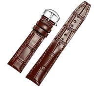 XMKT Correa de reloj de cuero compatible con correas de repuesto IWC Textura de cocodrilo clásica 20 mm 21 mm 22 mm para IWC Big PILOT Spitfire GUN IW5009 IW3777 Remaches Correa de reloj de piel de va