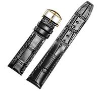 XMKT Correa de reloj de cuero compatible con correas de repuesto IWC Textura de cocodrilo clásica 20 mm 21 mm 22 mm para IWC Big PILOT Spitfire GUN IW5009 IW3777 Remaches Correa de reloj de piel de va