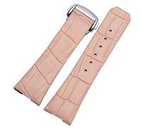 XMKT Correa de reloj de cuero genuina para Omega Constellation Double Eagle Series Men Women 17 mm de 23 mm Banda de reloj
