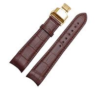 XMKT Correa de reloj de extremo curvo para ciudadanos BL9002-37 05A BT0001-12E 01A - Correa de piel auténtica con hebilla de mariposa 20 21 22 mm, 21mm, Acetato, Sin piedra preciosa
