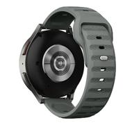 XMKT Correa de silicona de 20mm 22mm para Samsung Galaxy Watch 6/5/4 44mm 40mm 6/4 Pulsera clásica de 43mm 47mm para Watch GT3 4Pro(Dark grey,22mm)
