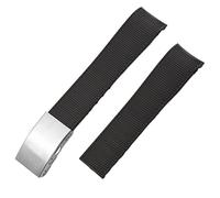 XMKT Correas de reloj de goma para Longines CONQUEST HYDROCONQUEST L3, correa impermeable de 21mm, accesorio para reloj, pulsera de silicona con logotipo(Clasp)
