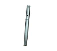 XMKT Pluma estilográfica colorida de aleación de titanio NO.6 EF/F, punta suave, regalo de escritura para estudiantes de negocios con bolígrafo convertidor (D, pulido a mano F)
