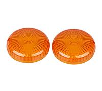 XMMT Cubierta de plástico ámbar intermitente para Y-amaha V-Star V-Max Virago 250 750 1100 Road Royal Star, 2 unidades