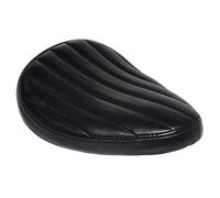 XMMT Motocicleta de cuero de cocodrilo negro Asiento de conductor individual para Harley H-onda Sportster Bobber Chopper Custom