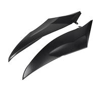 XMMT Un par Negro CUBIERTA DECORATIVA de la tapa del tanque de combustible del panel decorativo lateral del tanque de combustible ABS Para Y-AMAHA YZF-R6 2006 2007
