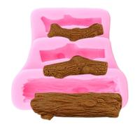 XMOLDNMS Moldes de silicona para tronco de árbol, molde de fondant para decoración de pasteles, cupcakes, chocolate, caramelo, arcilla polimérica, pasta de goma