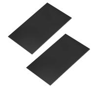XMRISE Materiales brutos laminados de lámina de Tablero fenólico de baquelita para Piezas de maquinaria eléctrica y de Laboratorio 200mmx250mm,Negro,6mm (2 Pieces)