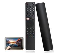 XMRM-19 Adecuado para Xiaomi Mi TV P1/Q1 (32/43/50/55/75) - Bluetooth con Voz, emparejamiento fácil y Botones de Silicona, reemplazo para Smart TV Android L32M6/L43M6/L50M6/L55M6