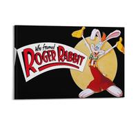 XMSDHRE Póster de anime de Roger Rabbit de Who Framed 1 póster decorativo de lienzo para pared e impresión artística moderna para decoración de dormitorio familiar, 20 x 30 cm