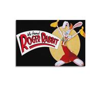 XMSDHRE Póster de anime de Roger Rabbit de Who Framed 1 póster decorativo de lienzo para pared e impresión artística moderna de decoración de dormitorio familiar, pósteres de 20 x 30 pulgadas (50 x 75