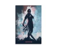 XMSDHRE Póster de Final Fantasy 15 de videojuegos, pintura decorativa, lienzo, póster de pared e imagen artística moderna para decoración de dormitorio familiar, 08 x 12 pulgadas (20 x 30 cm)