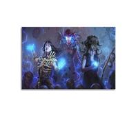 XMSDHRE Póster decorativo de Path of Exile Game, lienzo decorativo para pared e imagen artística moderna para decoración de dormitorio familiar, 60 x 90 cm