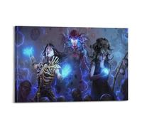 XMSDHRE Póster decorativo de Path of Exile Game, lienzo decorativo para pared e imagen artística moderna para decoración de dormitorio familiar, 60 x 90 cm