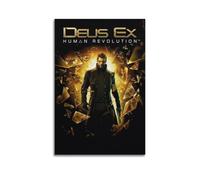 XMSDHRE Póster decorativo de videojuego Deus Ex Human Revolution, lienzo decorativo para pared e impresión artística moderna para dormitorio familiar, 60 x 90 cm