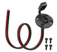 XMSJSIY 10AWG SAE Stecker Panel Mount Solar Cable Socket Sidewall Port 36V 30A Power Extension Cord Schnellverbindungskabel für Solargenerator Batteriadegerät - 0.6M / 1.9FT