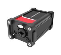 XMSJSIY Caja aislante de audio XLR/1/10.2 cm 6.35 mm TRS TS transformador de aislamiento de bucle de tierra con interruptor de tierra y elevación para mezcladores de alta fidelidad, subwoofer y