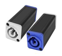 XMSJSIY Conector powercon 3 Pines 20a 250V powercon Entrada a Salida nac3mpa - 1 a nac3mpb - 1 Hembra a Hembra Enchufe de Acoplamiento Fuente de alimentación de CA del Cable powercon - 2PCS