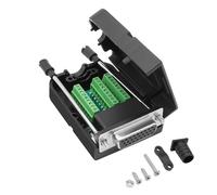 XMSJSIY DB26 Conector de ruptura sin Soldadura DB26 RS232 D-Sub 26 Pin Hembra Serial a Placa de módulo de Bloque de Terminal de PCB para conexión de cableado DIY