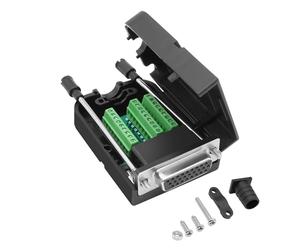 XMSJSIY DB26 Conector de ruptura sin Soldadura DB26 RS232 D-Sub 26 Pin Hembra Serial a Placa de módulo de Bloque de Terminal de PCB para conexión de cableado DIY