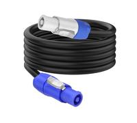 XMSJSIY PowerCon - Cable de alimentación de 14 AWG 3 pines AC PowerCon entrada para salida, cable de extensión de potencia, cable para pantalla LED, luz de escenario, equipo de audio y vídeo - 2 m