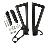 XMT-MOTOR Moto Trasero Soporte Reposapiés Estriberas Clavijas para pies Pedales footrest para Yamaha YZF R6 2003 2004 2005 YZF R6S 2006 2007 2008 2009