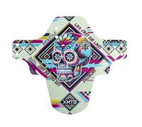 XMTBSTYLE - Accesorios Bicicleta Montaña - Guardabarros MTB 29 27,5 26 20" - Guardabarros Bicicleta de Montaña 29 - Bicicleta Electrica - Bici de Carretera - Universal- Delantero (Calavera)