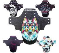 XMTBSTYLE - Accesorios Bicicleta Montaña - Guardabarros MTB 29 27,5 26 20" - Guardabarros Bicicleta de Montaña 29 - Bicicleta Electrica - Bici de Carretera - Universal- Delantero Lobo