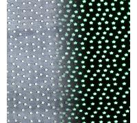 XMwike Alfombra Luminosa Alfombras Elegantes para Dormitorio Infantil decoración, estrellita Gris 250x160cm