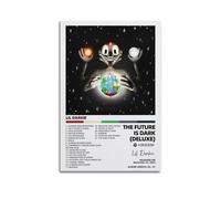 XMXPOSTARS Póster de Lil Darkie - The FUTURE IS DARK (de lujo), lienzo de música pop para decoración de habitación, 40 x 60 cm, estilo sin marco