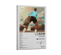 XMXPOSTARS Tyler The Creator - Póster de Call Me If You Get Lost, lienzo de música pop para decoración de habitación, 30 x 45 cm, estilo marco