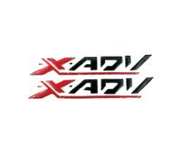 XNASU Personalizado para Honda X-ADV 750 Xadv750 Logo Impermeable Panel Lateral del Cuerpo Pegatina 3D(Black E)