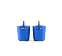 XNASU único para Yamaha MT07 FZ07 MT-07 MT 07, Piezas De Aluminio para Motocicleta, Empuñaduras para Manillar, Extremos De Barra, Tapa Deslizante (Color : Azul, Size : Normal)